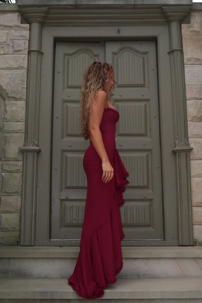 Marissa Maxi dress-Wine