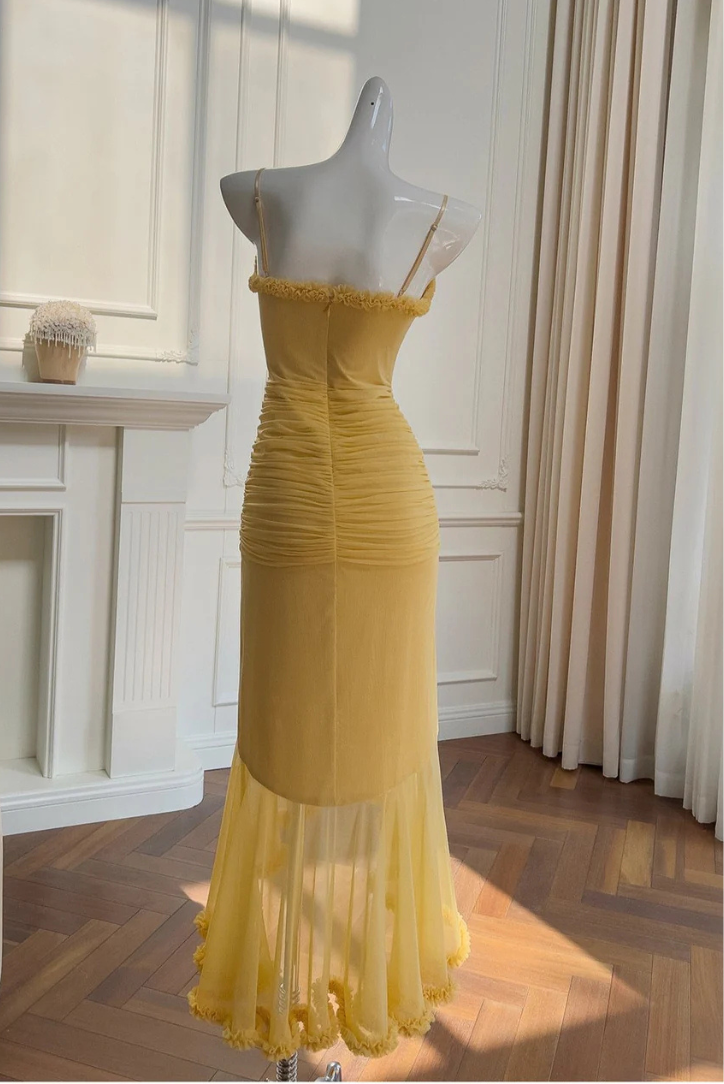 Marissa Maxi dress-Yellow