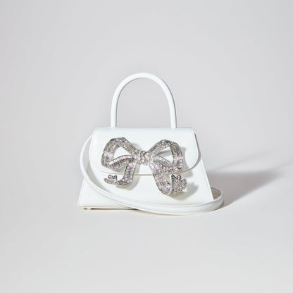 Amore bow bag in diamante