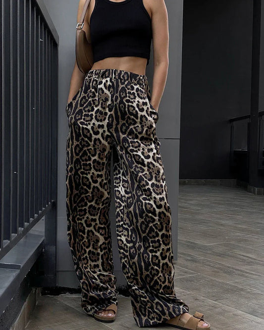 Eva Leopard Pants