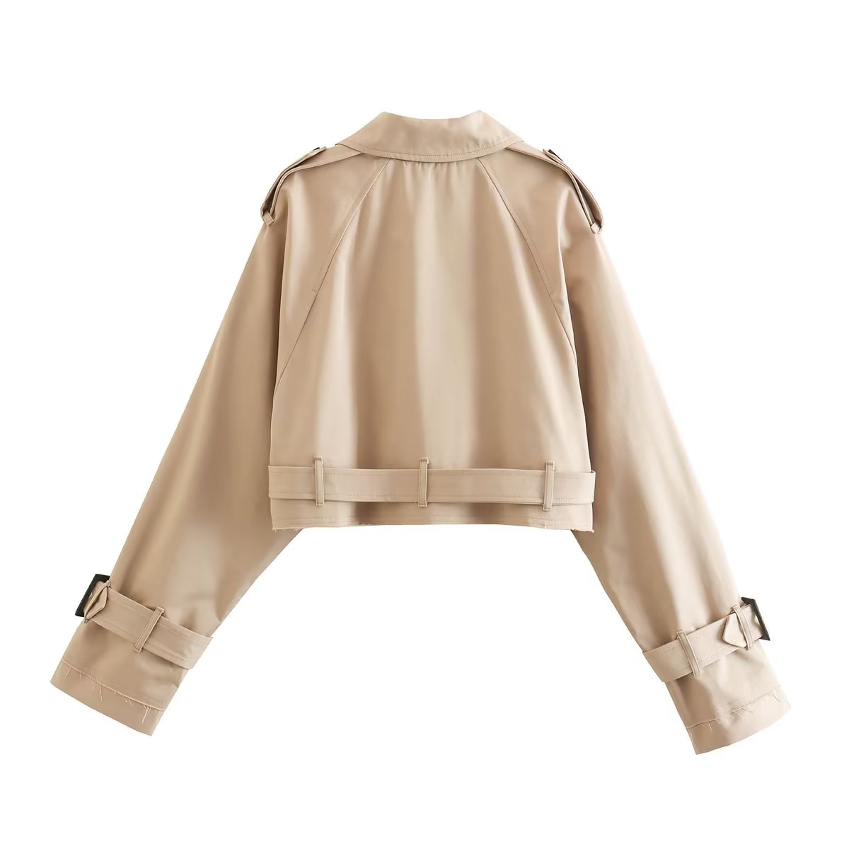 Vee’s Cropped Trench Jacket