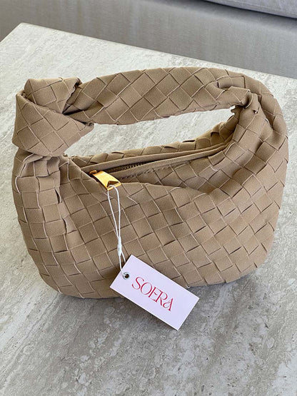 Nelly Woven Bag mini suede