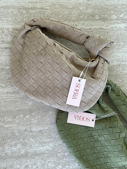 Nelly Woven Bag mini suede