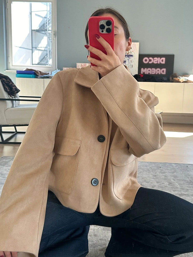 Harmony Faux Suede Jacket