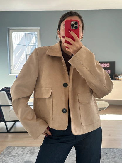 Harmony Faux Suede Jacket