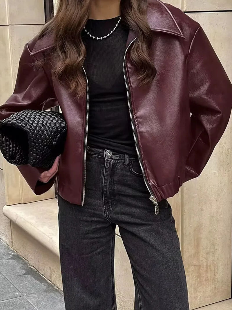 Rome leather Jacket