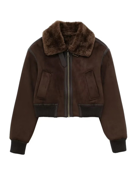 Banbury Suede Bomber Jacket