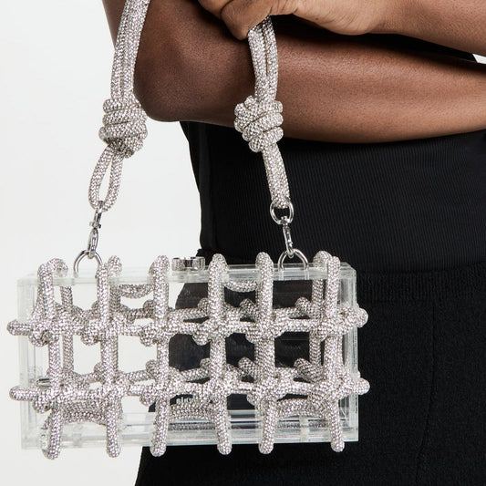 Classy bling clutch