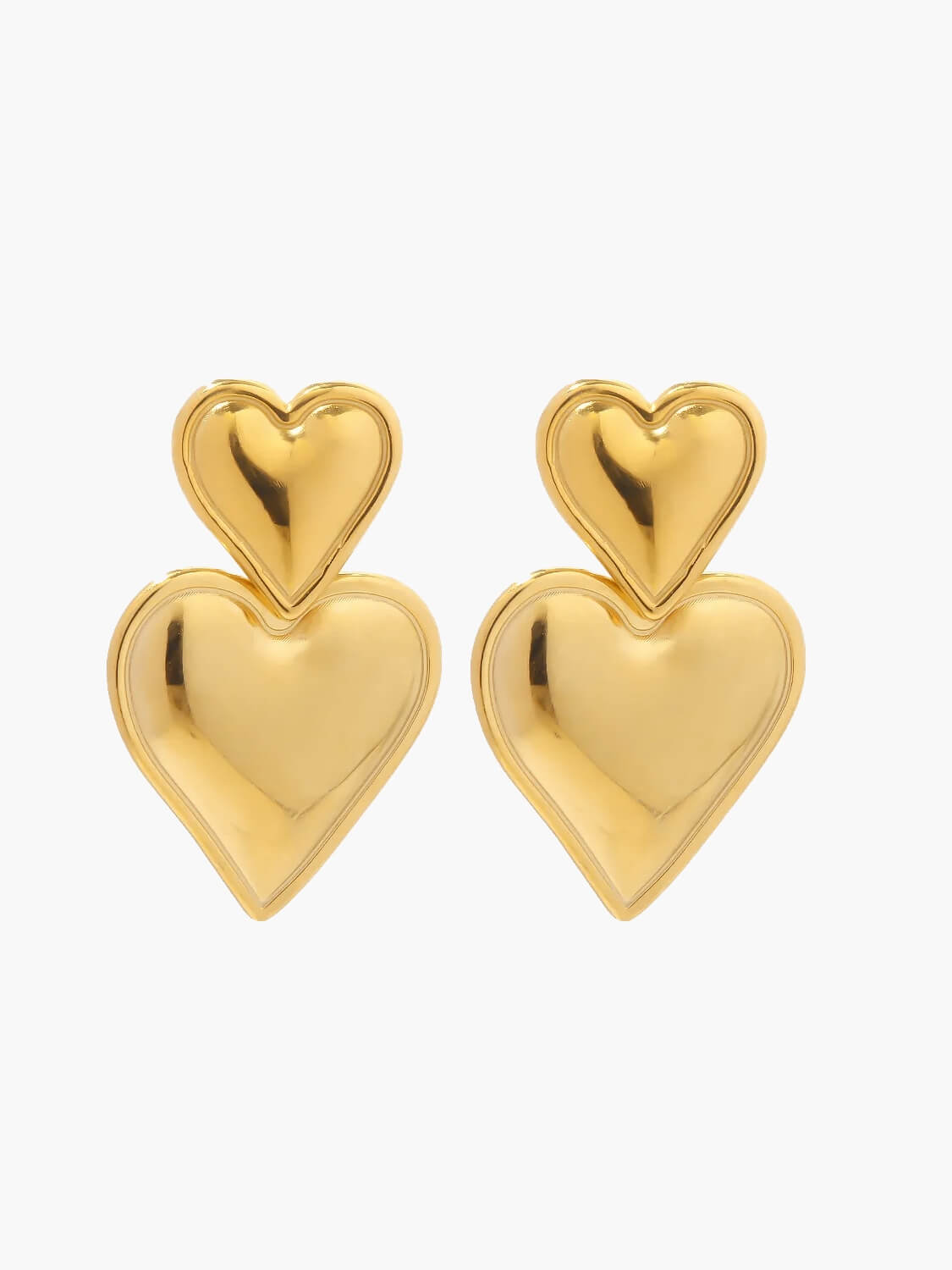 Mimi Heart earrings 14K gold plated